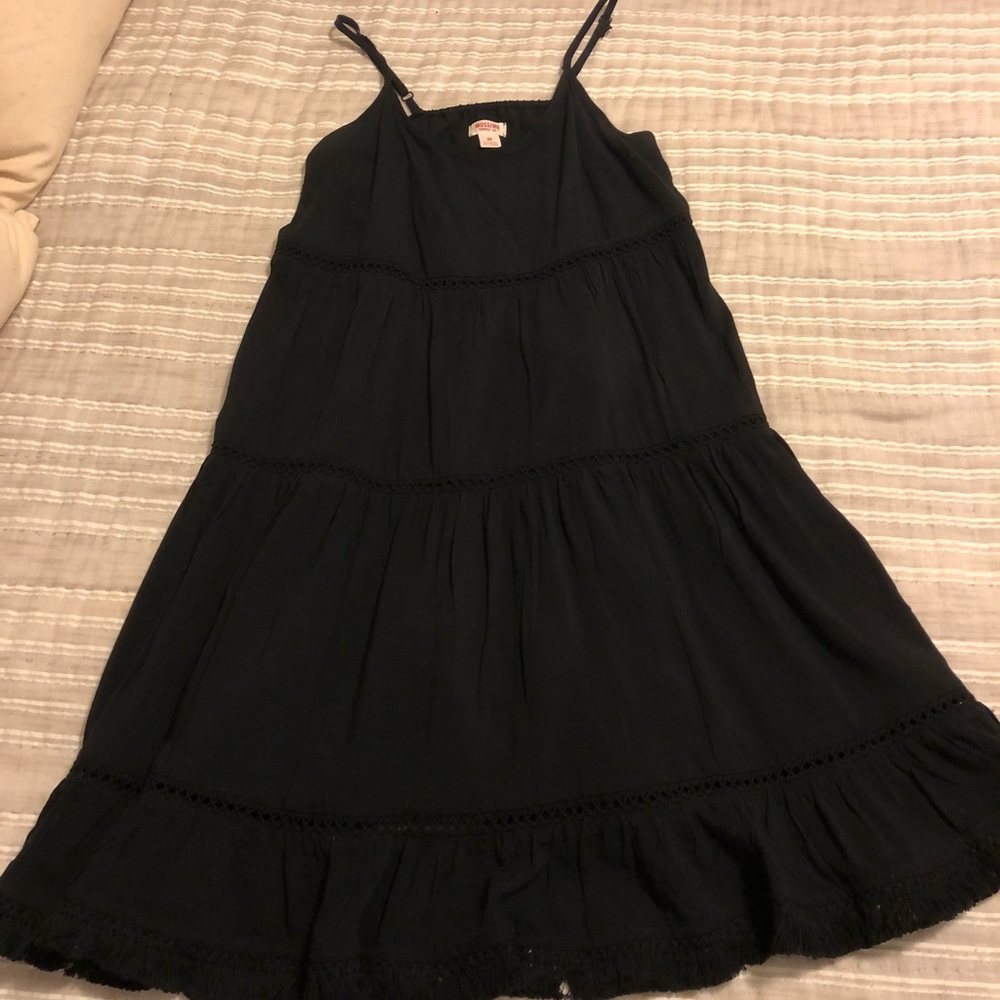 Black Fringe Dress